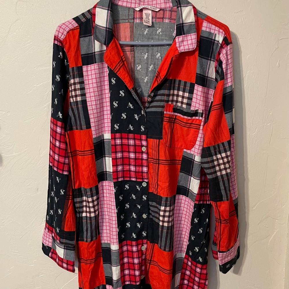 Victoria’s Secret Flannel Nightgown Sz Small